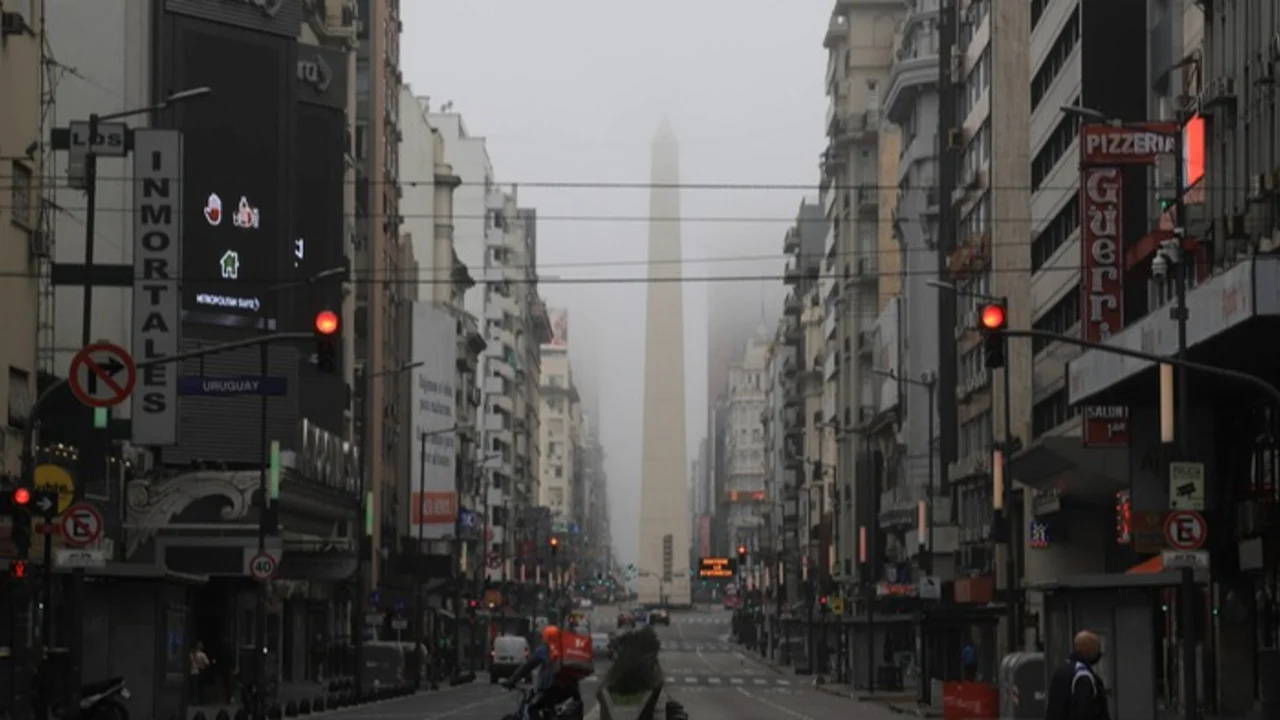 Cielo nublado CABA. 